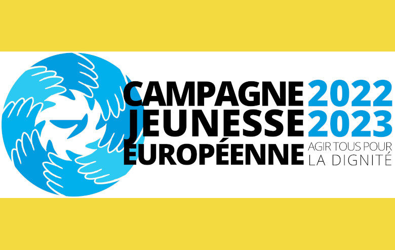 Logo de la campagne jeunesse européenne du Mouvement ATD Quart Monde 2022 2023