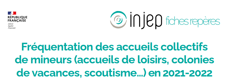 titre de la page de garde de la publication de l'INJEP