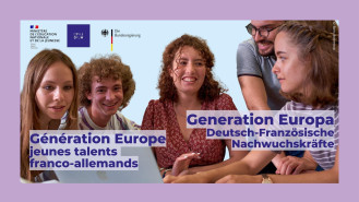 Visuel de Génération Europe version bilingue franco-allemand