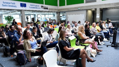 Image des participants au séminaire sur la participation des jeunes au projet européen