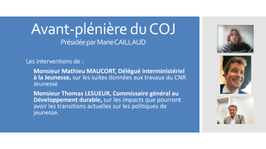 Assemblée plénière du COJ